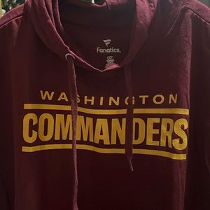 COPY - NWT Fanatics Washington Commanders sleeveless hoodie XLT - NFL brand
